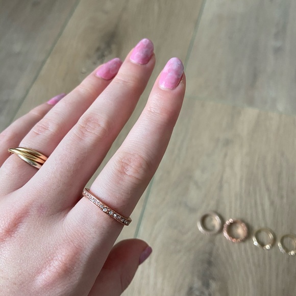Assorted Bronze/Gold Ring Set - Picture 3 of 5